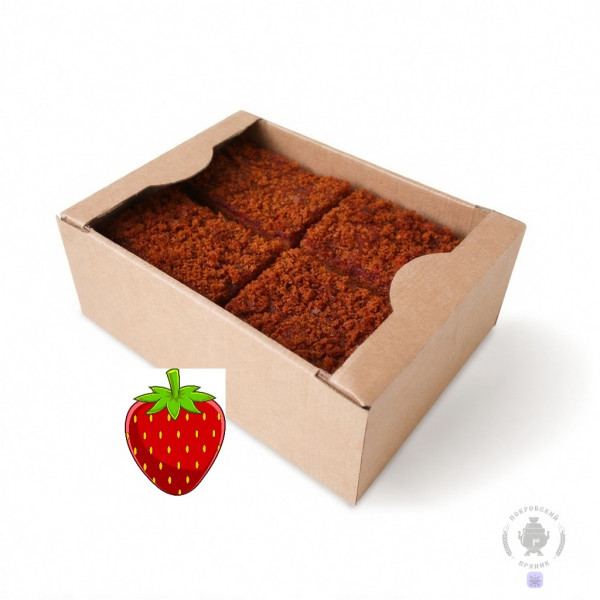 №3 Пряник 1кг с фруктовой начинкой Клубника в Апшеронске