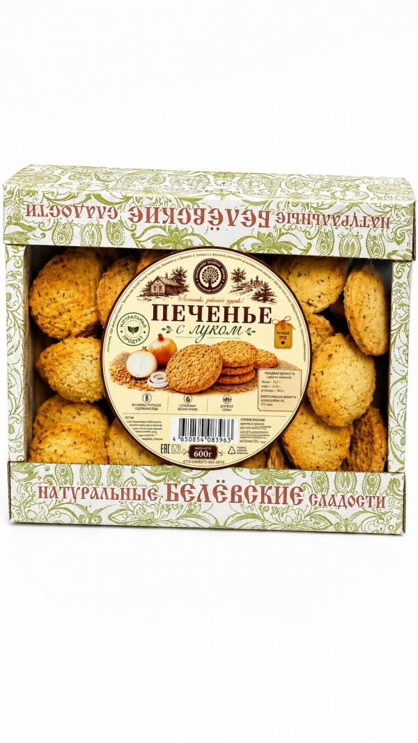 №1  Печенье с луком 600г в Апшеронске
